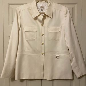 Talbots cream jacket. Never worn.